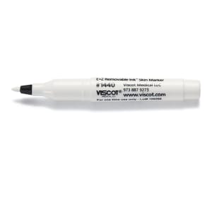 Viscot Industries Skin Marker EZ Removable InkÂ® White Ink NonSterile Mini Regular Tip