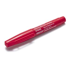 Viscot Industries Skin Marker EZ Removable InkÂ® Red Ink NonSterile Mini Regular Tip