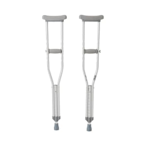 McKesson Underarm Crutches for Children 4'6' â€“ 5'2'
