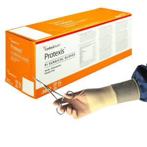 Innovative Healthcare Corp Surgical Glove PrestigeÂ® PI Select Size 7 50 Pairs per Box Sterile Polyisoprene Standard Cuff Length Smooth White Chemo Tested