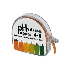 Fisher Anatomical Hydrionâ„¢ pH Paper in Dispenser, 4.0 to 9.0
