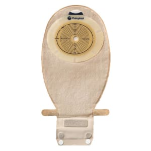 Coloplast SenSuraÂ® Flat 1-Piece Opaque Ostomy Pouch, 25 mm Stoma