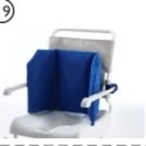 Invacare Aquatec Ocean Soft backrest cushion with cover blue - Ocean/ Ocean Ergo Series