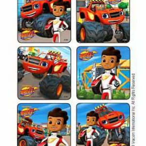 Medibadge Sticker DisneyÂ® 75 per Roll Blaze and The Monster Machines 2-1/2 X 2-1/2 Inch