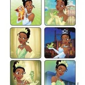 Medibadge Sticker Kids Love StickersÂ® 75 per Pack Princess and The Frog - Tiana Disney 2-1/2 X 2-1/2 Inch