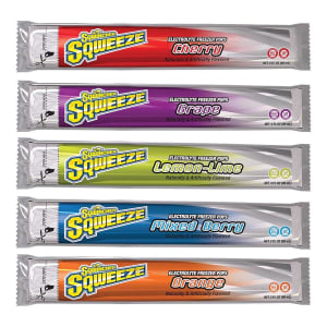 Kent Precision Foods SqwincherÂ® Squeeze Assorted Flavors Electrolyte Freeze Pop