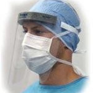 Aspen Surgical Products Face Shield One Size Fits Most Full Length Anti-fog Disposable NonSterile
