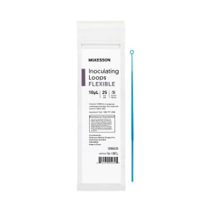 McKesson Inoculating Loop, Light Blue, 10 ÂµL, 20 cm Length