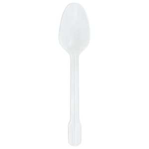 McKesson White Polypropylene Spoon
