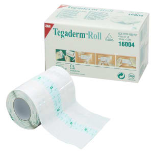 Solventum Corporation 3Mâ„¢ Tegadermâ„¢ Transparent Film Dressing Roll, 4 Inch x 11 Yard