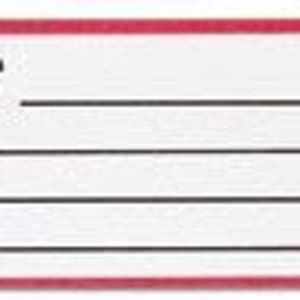 CarstensÂ® Allergy Alert Pre-Printed Label, 5.375 x 1.375 Inch
