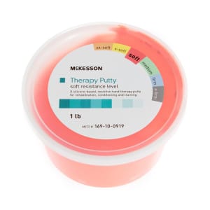 McKesson Brand McKesson Therapy Putty, Red, Soft, 1 lb. Container