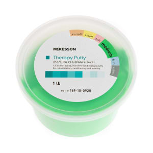 McKesson Brand McKesson Therapy Putty, Green, Medium, 1 lb. Container
