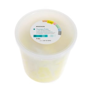 McKesson Brand McKesson Therapy Putty, Yellow, Extra Soft, 5 lb. Container