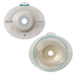 Coloplast SenSuraÂ® Mio Click Deep Convex Ostomy Barrier, 21 mm Stoma Opening, Red Match