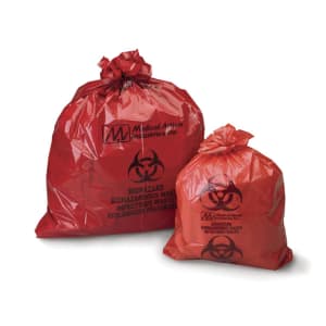 Medegen Medical Products LLC Medegen Biohazard Waste Bag, 44 gallon Capacity, 38 x 45 Inch