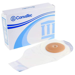 ConvaTec ActiveLifeÂ® One-Piece Transparent Colostomy Pouch, Pre-cut to Fit 25mm Stomas