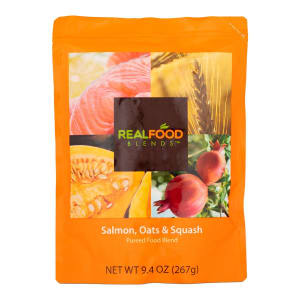 Nutritionals Medicinals Real Food Blendsâ„¢ Salmon, Oats & Squash Puree for Tube Feeding, 9.4-ounce pouch