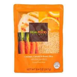 Nutritionals Medicinals Real Food Blendsâ„¢ Orange Chicken, Carrots & Brown Rice Puree for Tube Feeding