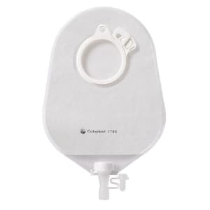 Coloplast AssuraÂ® ColoKidsâ„¢ Transparent Urostomy Pouch, Green Match
