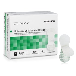 McKesson Brand Catheter / Line Securement Device McKesson For IV lines, Surgical Drains, Catheter Tubes, Bedside Monitoring Equipment, Any Tube, Line or Catheter siz