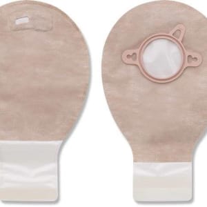 Hollister New Imageâ„¢ 18294 Two-Piece Transparent Ostomy Pouch, Pre-cut to Fit 70 mm, Blue