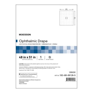McKesson Brand McKesson Sterile Surgical Ophthalmic Drape, 48 x 51 Inch