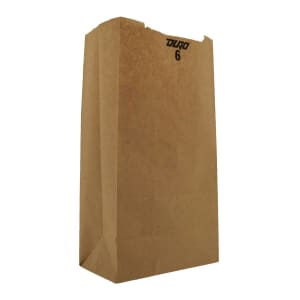 RJ Schinner Co DuroÂ® Recycled Brown Kraft Paper Bag, 6 x 3.63 x 11.06 Inch