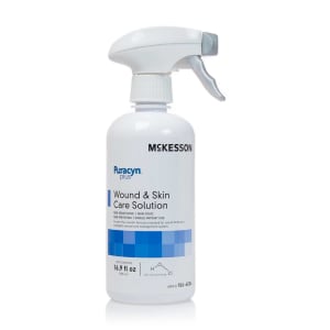 McKesson PuracynÂ® Plus Wound Irrigation Solution, 16.9-ounce Spray Bottle