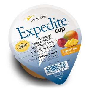 Medtrition/National Nutrition Thickened Food Expediteâ„¢ 2 oz. Cup Tropical Fruit Flavor Gel IDDSI Level 4 Extremely Thick/Pureed