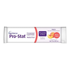 Nutricia North America Oral Supplement Pro-StatÂ® with Fiber Peach Flavor Liquid 1 oz. Individual Packet
