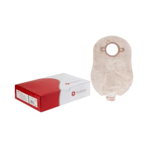 Hollister New Imageâ„¢ Two-Piece Transparent Urostomy Pouch, 44 mm Flange, Green Match