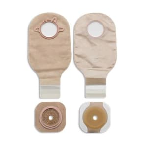 Hollister New Imageâ„¢ 19006 Two-Piece Ileostomy/Colostomy Pouch, 120mm Flange, Yellow Match