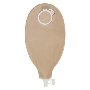 Coloplast SenSuraÂ® Click Magnum 2-Piece Transparent Ostomy Pouch, Green Match