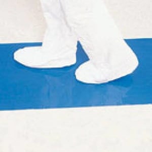 Fisher Anatomical Fisherbrandâ„¢ Tacky Mats for Controlled Environments, Blue, 1 Yard x 18 Inch