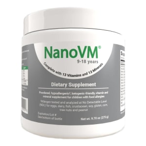 Solace Nutrition NanoVMÂ® 9 â€“ 18 Years Dietary Supplement, 275-gram jar
