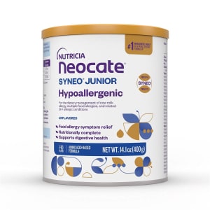 Nutricia North America NeocateÂ® SyneoÂ® Junior Hypoallergenic Amino Acidâ€“Based Formula, 14.1-ounce can