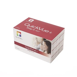 Quidel QuickVue+Â® Strep A Infectious Disease Immunoassay Respiratory Test Kit