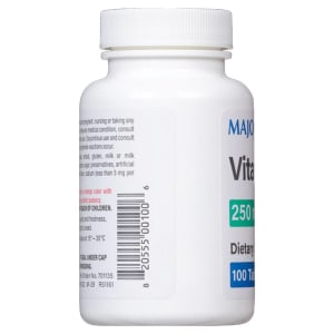Major Pharmaceuticals MajorÂ® 250-mg Ascorbic Acid Vitamin C Tablets