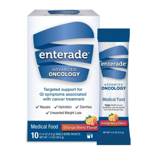 AmiLyfe Bioscience LLC enteradeÂ® Advanced Oncology Formula, Orange-Berry, Single Serve Packets