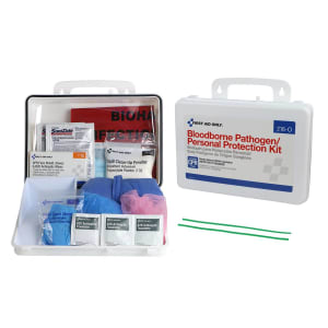 Acme United Bloodborne Pathogen Spill Clean Up / Personal Protection With CPR Pack Kit First Aid Only