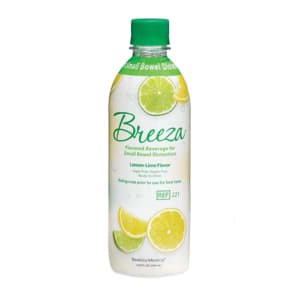 Beekley Medical Breeze Flavored Beverage for Small Bowel Distention, Lemon-Lime, Ready-to-Drink