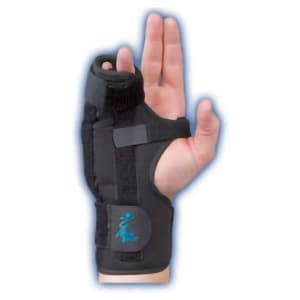 Medical Specialties Boxer Fracture Brace Med SpecÂ® Aluminum / Felt Right Hand Black Small