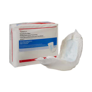 Cardinal Sure Careâ„¢ Bladder Control Pads for Men, Heavy Absorbency, 6.5 x 13 Inch