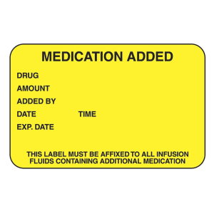 Health Care Logistics Indeed Medication Instruction Advisory Label