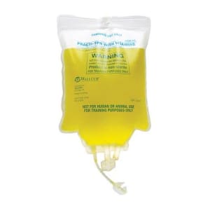Wallcur Clinical Training Medication Practi-TPN Bag with Vitaminsâ„¢ Liquid I.V. Bag 1000 mL