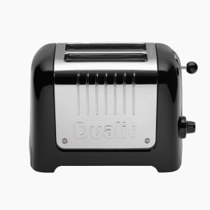 Dualit Design Series 2 Slot Toaster - Black Trim/Chrome Body