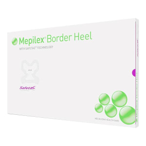 Molnlycke MepilexÂ® Border Heel Foam Dressing, 8-3/5 x 9 Inch