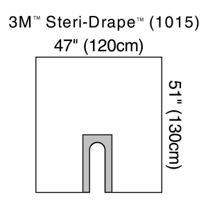 Cardinal Healthâ„¢ Sterile Hip Drape, 87 x 115 x 134 Inch