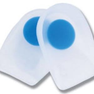 Alimed Heel Cup AliMedÂ® Heel Support Medical Grade Silicone Blue / Clear
